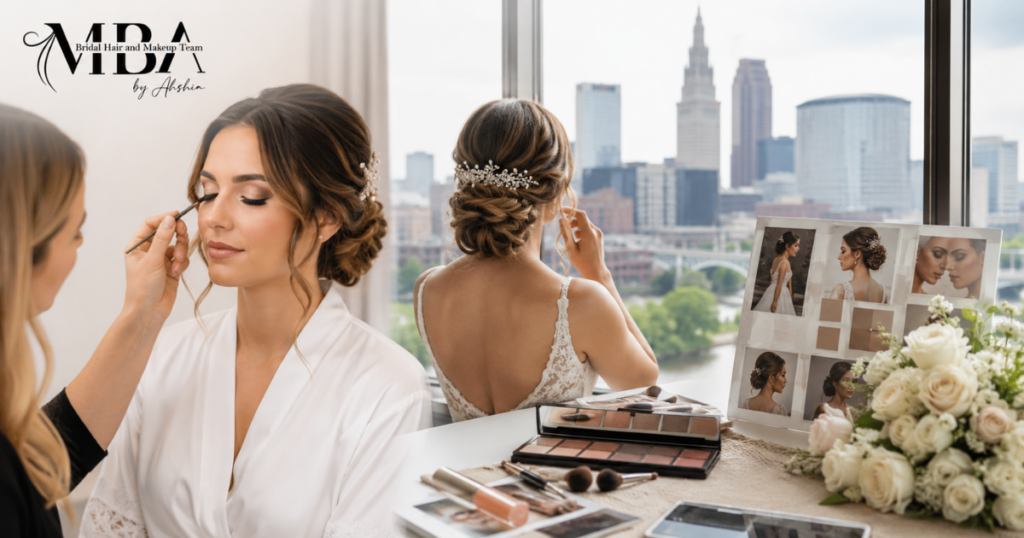 Cleveland wedding hair and makeup